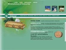 Tablet Screenshot of griener-gmbh.de